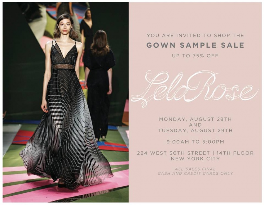 Lela Rose Gown Sample Sale