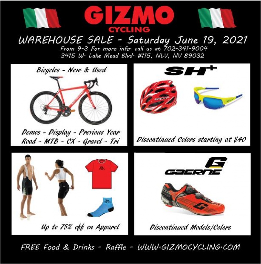 GIZMO Cycling Spring Warehouse SALE