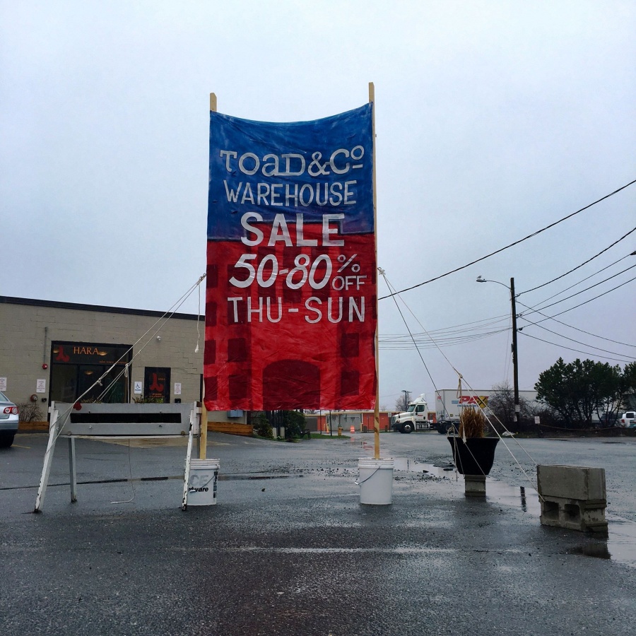 Toad&Co Fall Warehouse Sale
