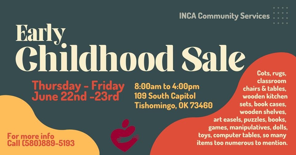 INCA Community Services Early Childhood Sale