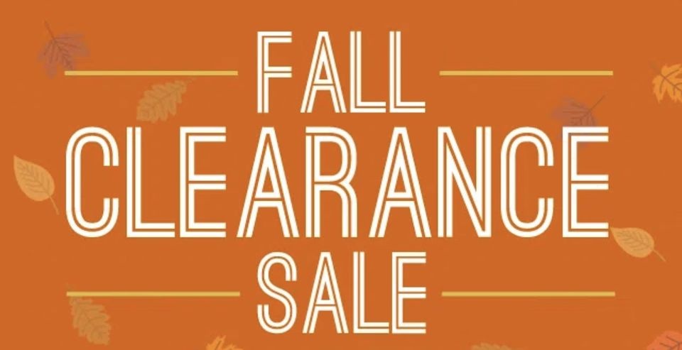 Urban Boutique Fall Clearance Sale