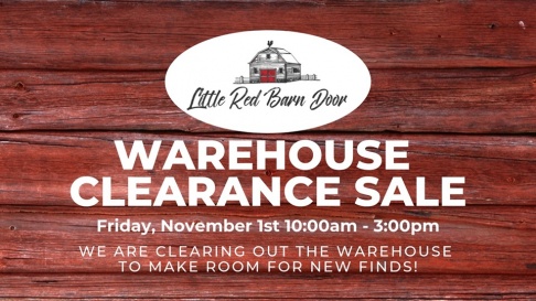 Little Red Barn Door Warehouse Clearance Sale