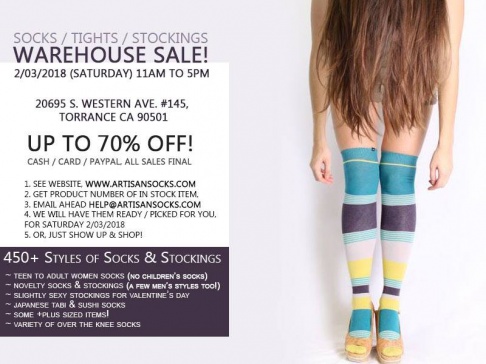 Socks, Tights, Stockings Warehouse Sale