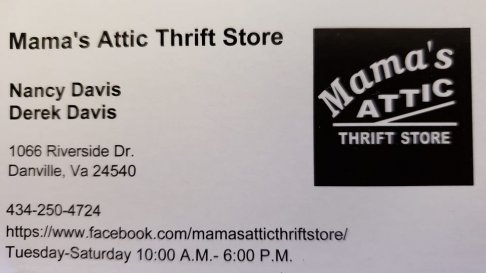 Mama's Attic Warehouse Sale
