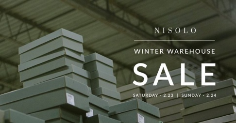 Nisolo Warehouse Sale