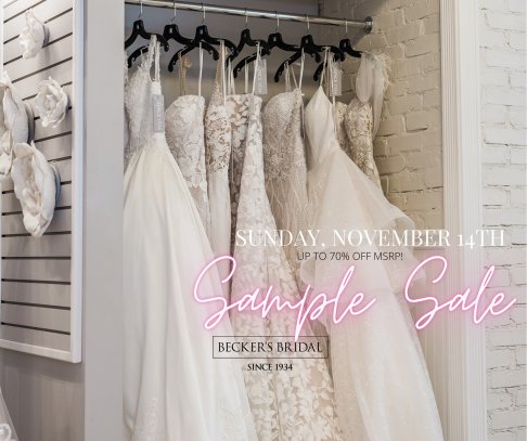 Becker's Bridal 2021 Annual Sample Sale