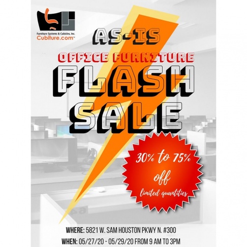 Cubiture - Furniture Systems & Cubicles, Inc. AS-IS Flash Sale