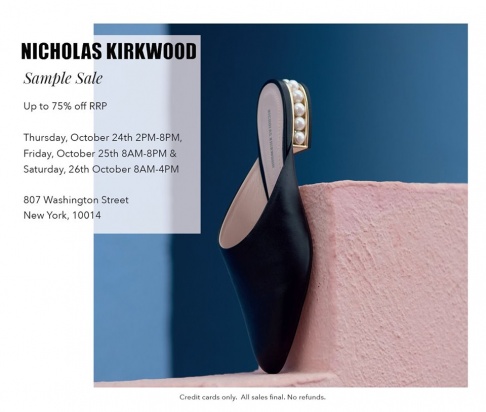 Nicholas Kirkwood Sample Sale