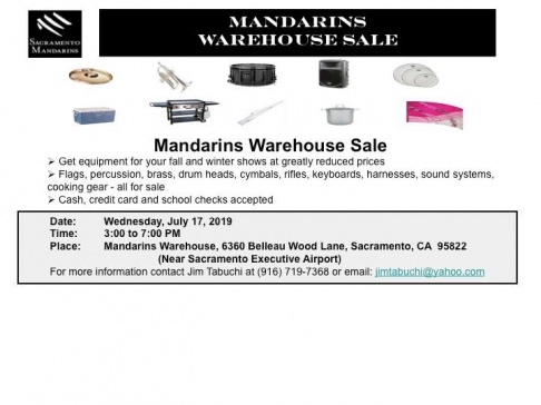 Sacramento Mandarins Warehouse Sale
