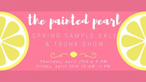 The Painted Pearl Spring Sample Sale