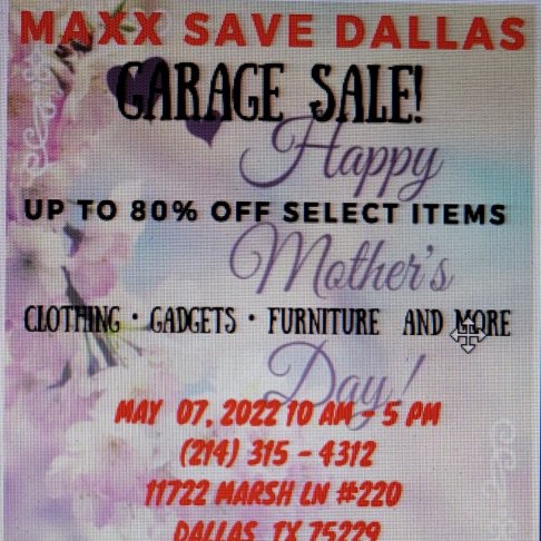 MAXX SAVE - Dallas Amazing GARAGE SALE