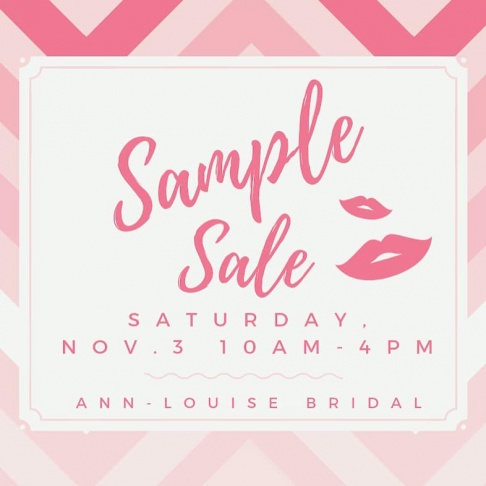 Ann-Louise Bridal Sample Sale