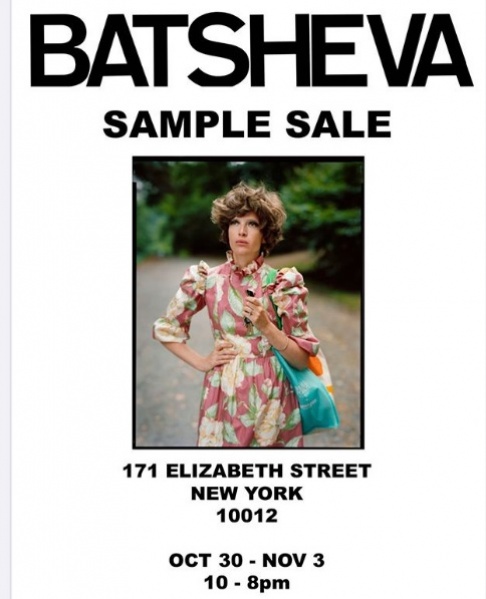 Batsheva Sample Sale
