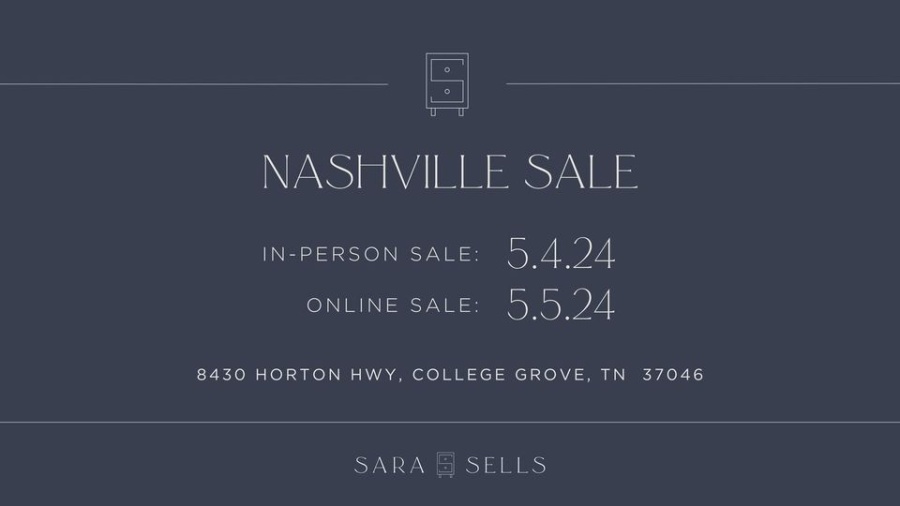 Sara Sells May Sale - Nashville
