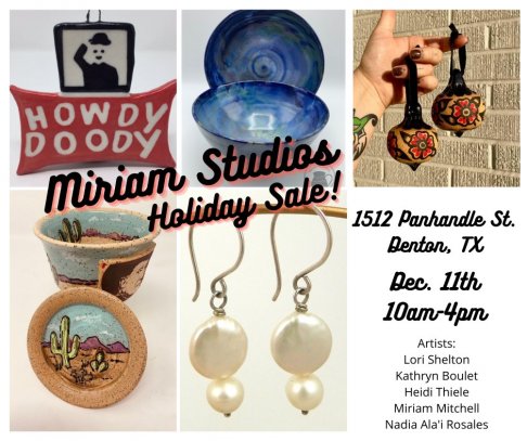 Miriam Studios' Annual Holiday Sale
