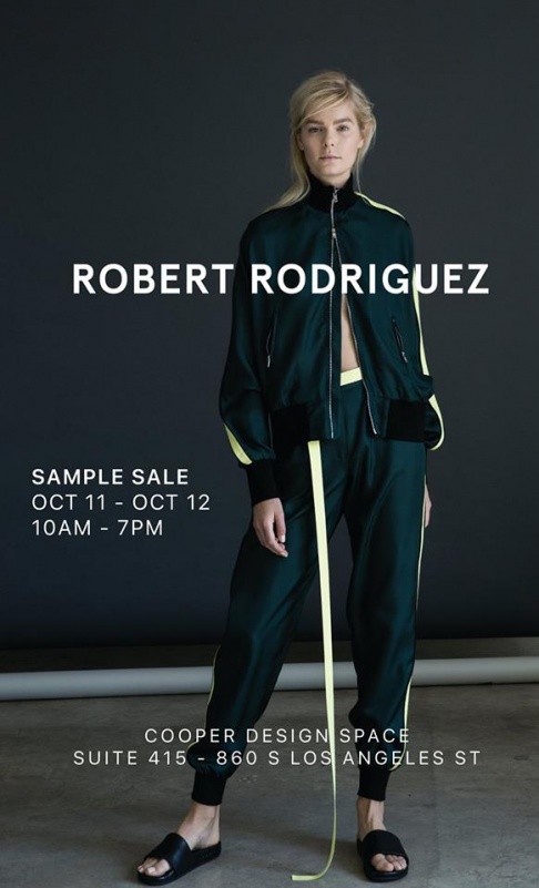Robert Rodriguez Sample Sale