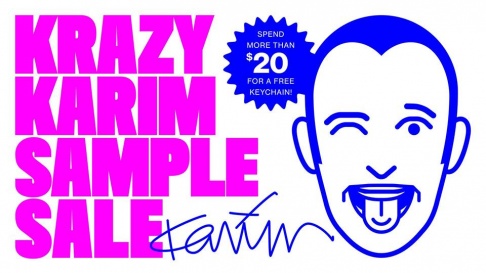 Karim Rashid Sample Sale