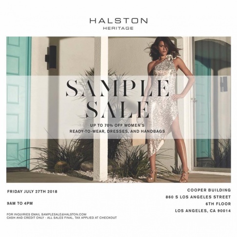 Halston Heritage Sample Sale