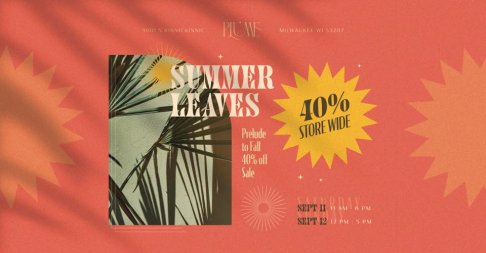 Plume Summer Leaves Sale