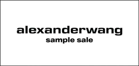 Alexander Wang Sample Sale