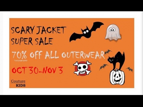 Couture Kids Scary Jacket Super Sale