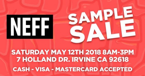 Neff Sample Sale
