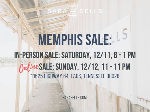 Sara Sells December Warehouse Sale - Memphis