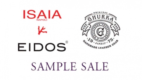 Isaia, Eidos, and Ghurka Sample Sale