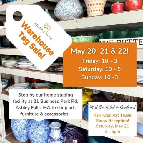 Staged Ryte Warehouse Tag Sale