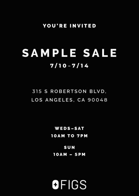 FIGS Sample Sale