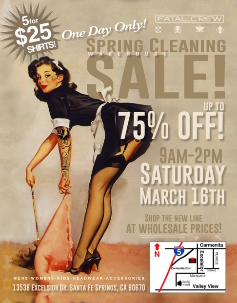 Fatal Clothing Spring Cleaning Warehouse Sale