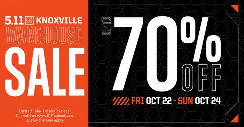 5.11 Tactical Warehouse Sale - Knoxville