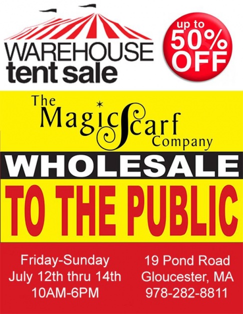 Magic Scarf Company Tent Sale