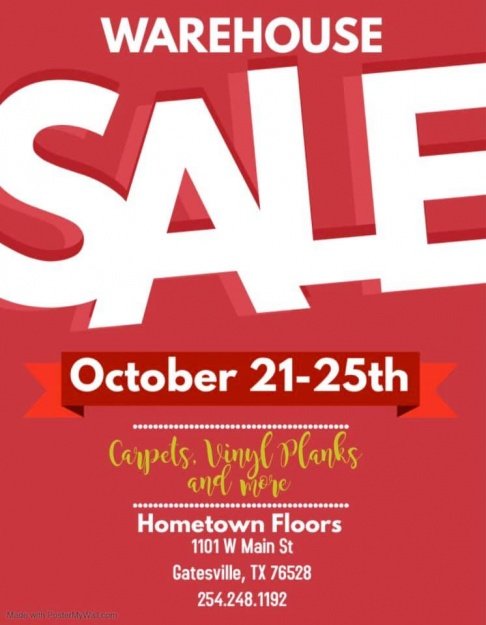 Hometown Floors Warehouse Sale