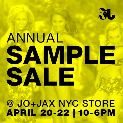 Jo+Jax Sample Sale