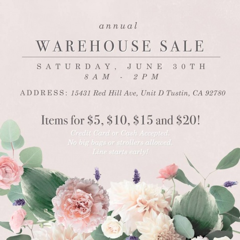 Morning Lavender Warehouse Sale