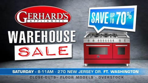 Gerhard's Appliances Warehouse Sale
