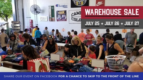 Campus Colors 8th Annual Blowout Warehouse Sale