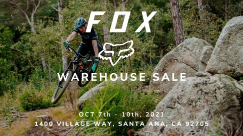 Fox Racing Warehouse Sale