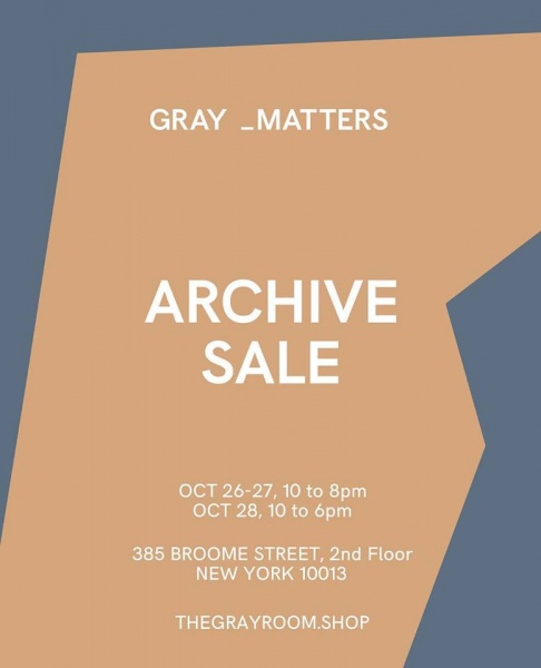 Gray Matters Archive Sale