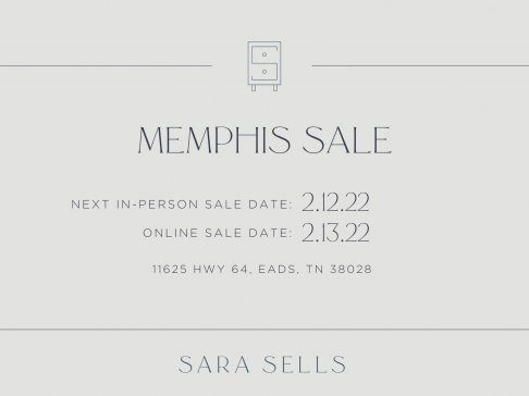Sara Sells February Warehouse Sale - Memphis