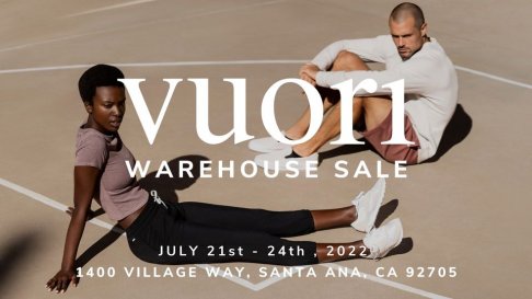 Vuori Warehouse Sale