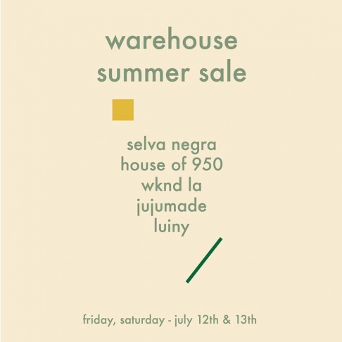 Selva Negra Summer Warehouse Sale
