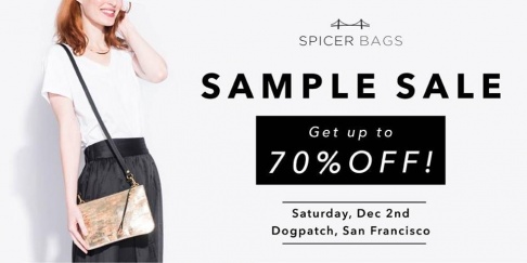 Spicer Bags Sample Sale