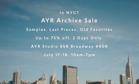 AYR Summer Archive Sale