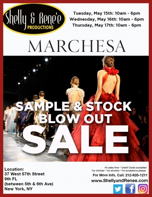 Marchesa Sample and Stock Sale