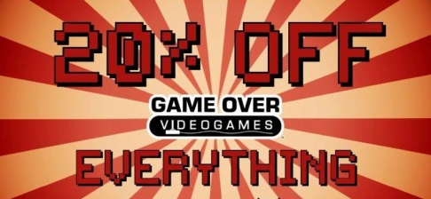 Game Over Videogames One Day Sale
