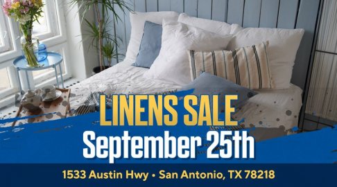 Goodwill San Antonio Linens Blowout Sale