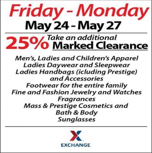 Exchange Clearance Sale