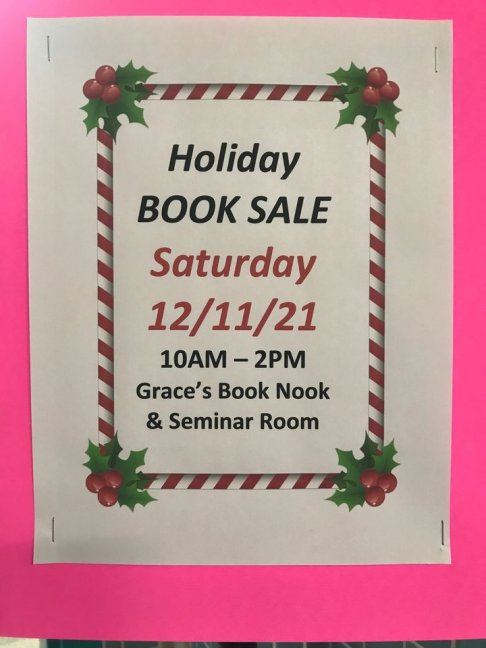 Grace's Book Nook HOLIDAY BOOK SALE
